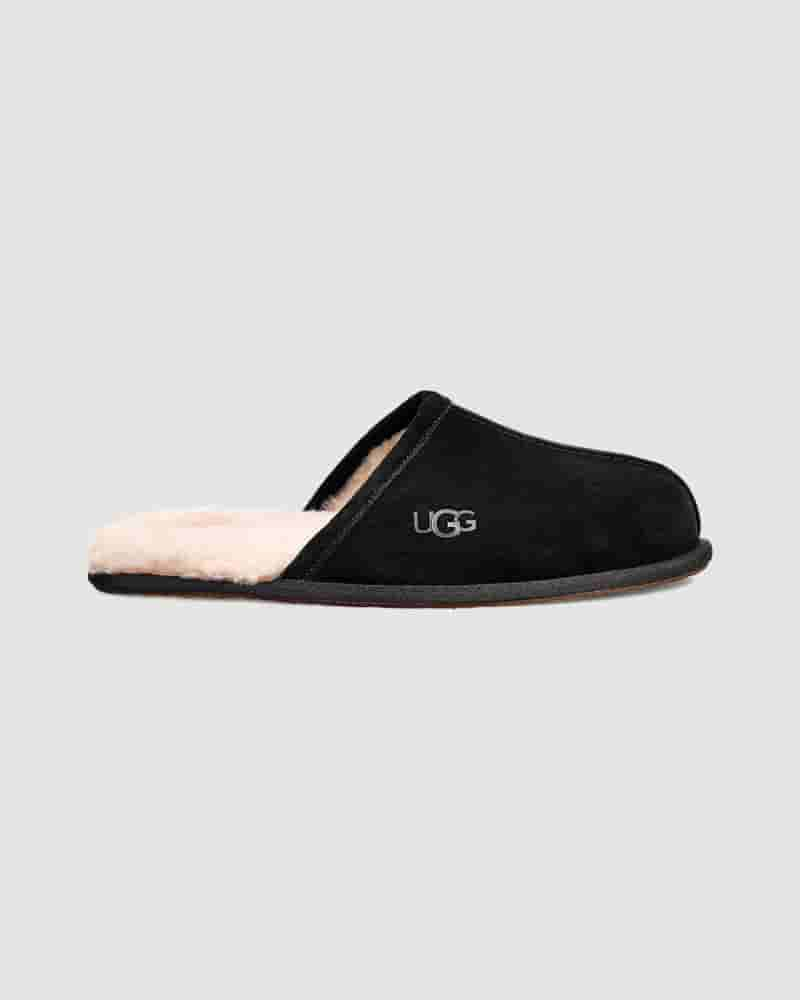 Pantuflas UGG Scuff Hombre Negras | COH8669A