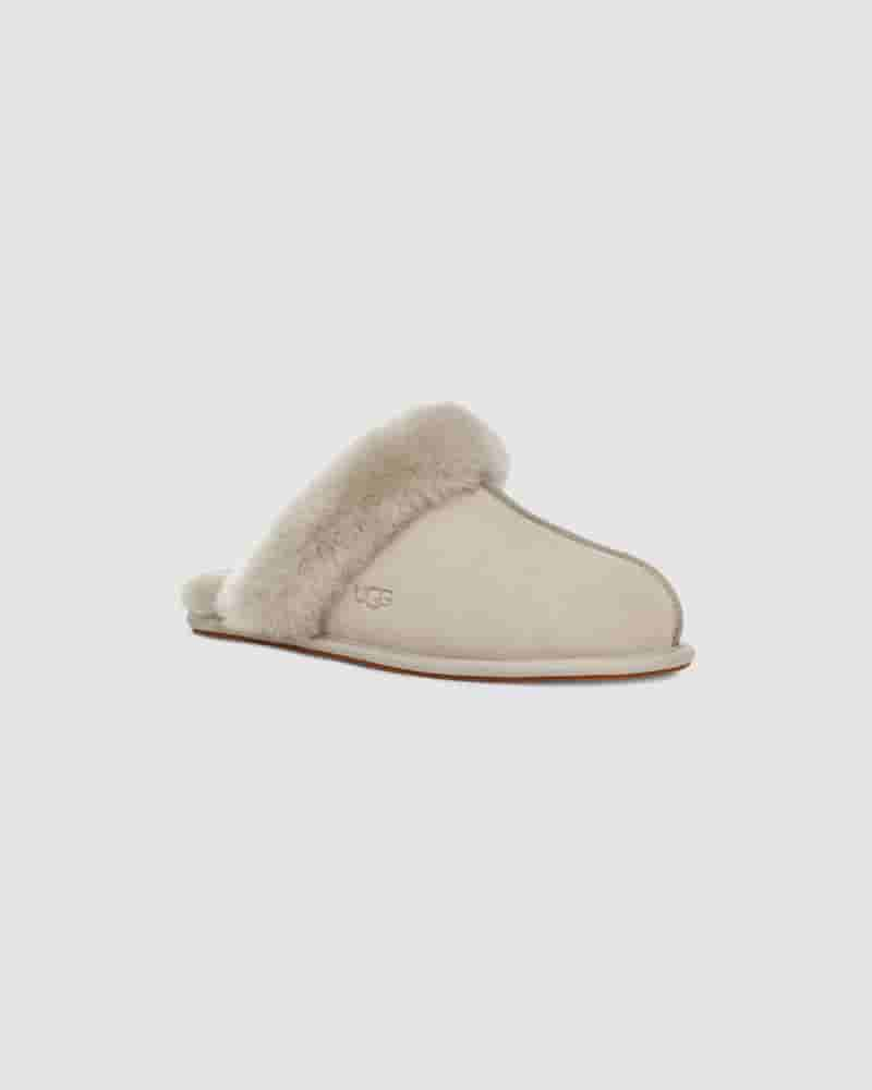 Pantuflas UGG Scuffette II Mujer Beige | COG8595S