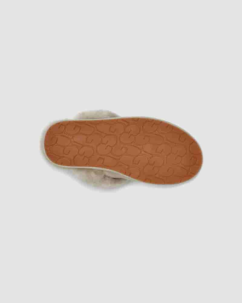 Pantuflas UGG Scuffette II Mujer Beige | COG8595S