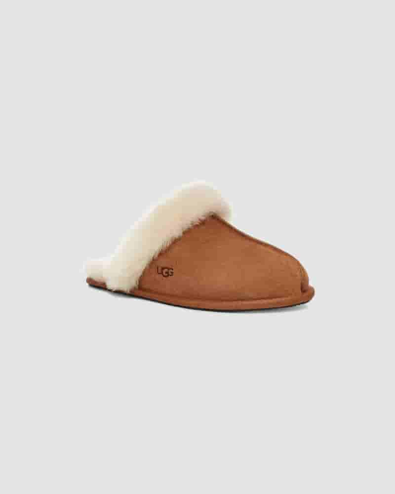 Pantuflas UGG Scuffette II Mujer Cafe | COZ8600U