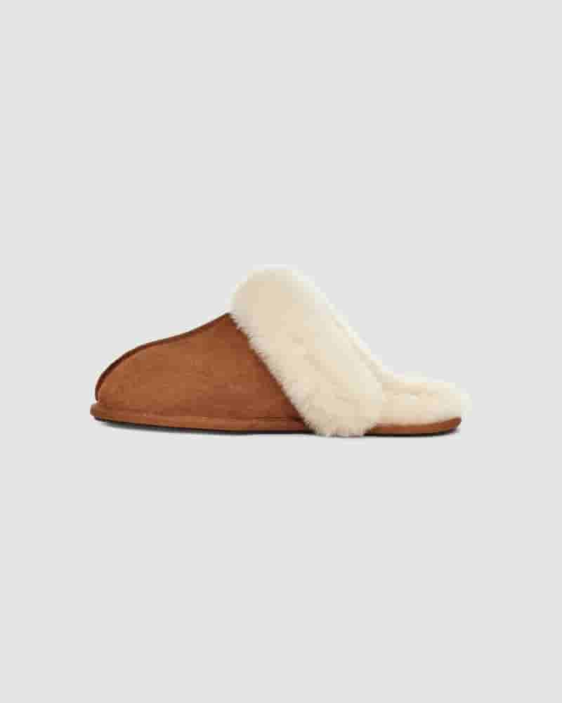 Pantuflas UGG Scuffette II Mujer Cafe | COZ8600U