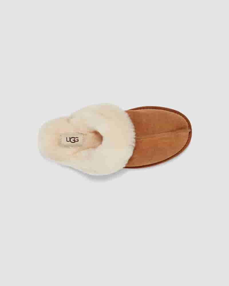 Pantuflas UGG Scuffette II Mujer Cafe | COZ8600U