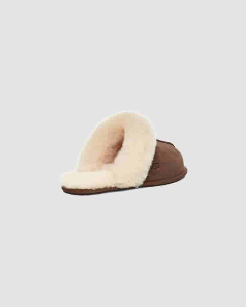 Pantuflas UGG Scuffette II Mujer Chocolate | COA8591H