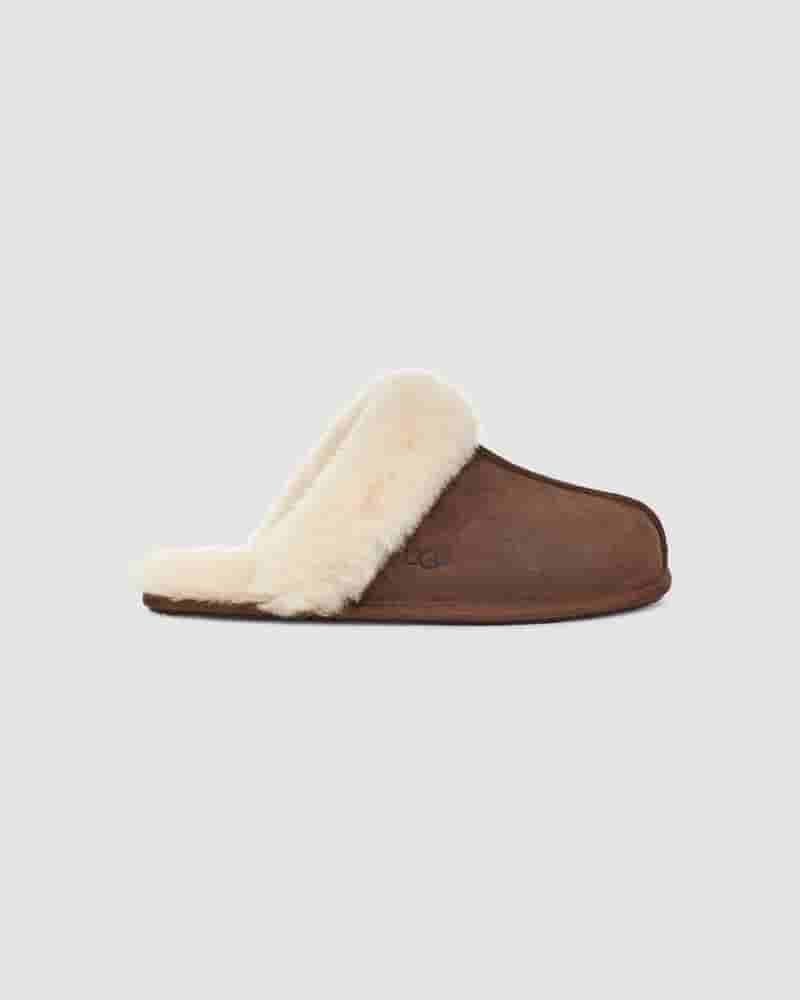 Pantuflas UGG Scuffette II Mujer Chocolate | COA8591H