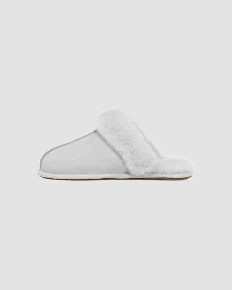 Pantuflas UGG Scuffette II Mujer Gris Blancas | COL8599I