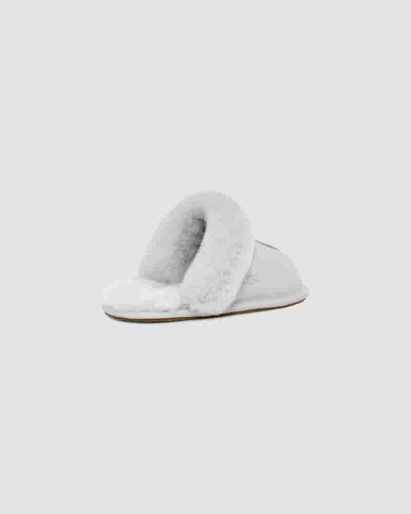 Pantuflas UGG Scuffette II Mujer Gris Blancas | COL8599I