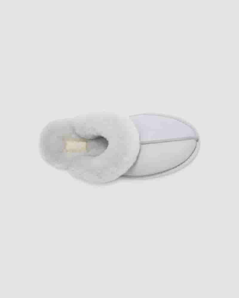 Pantuflas UGG Scuffette II Mujer Gris Blancas | COL8599I