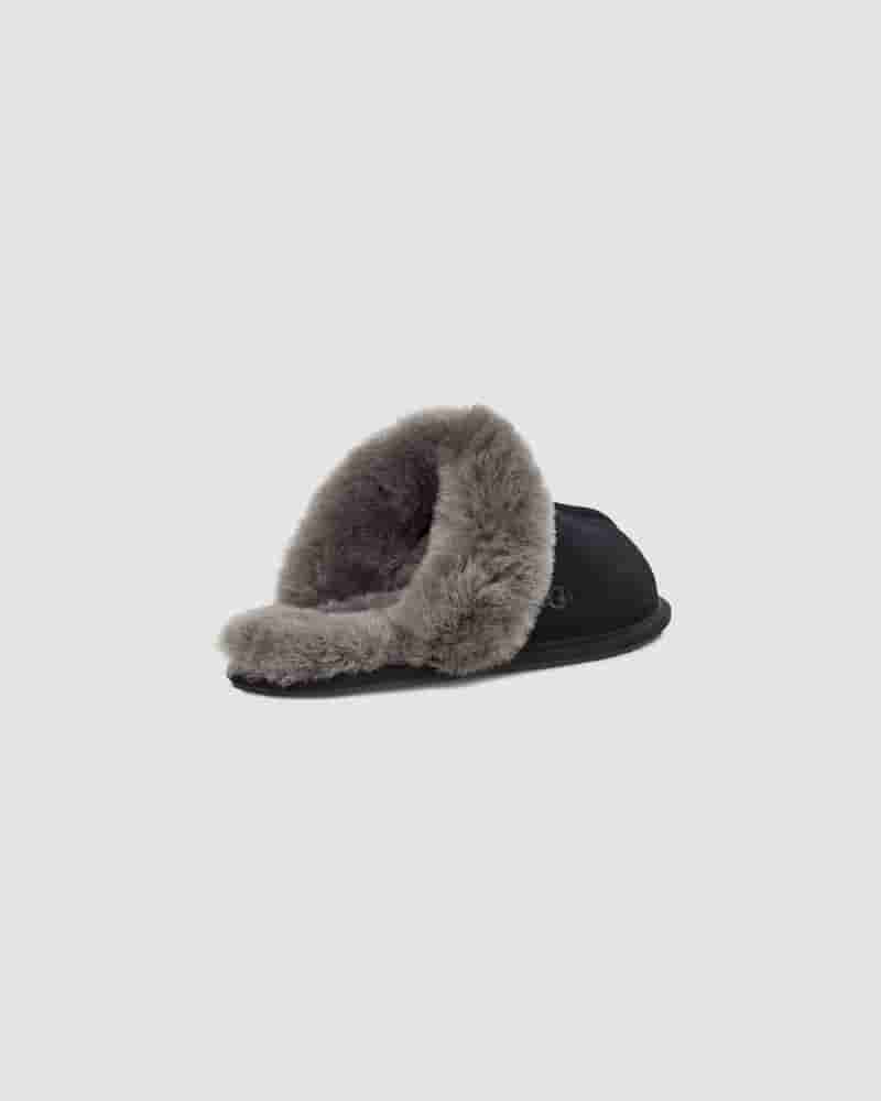 Pantuflas UGG Scuffette II Mujer Negras Gris | COJ8597P