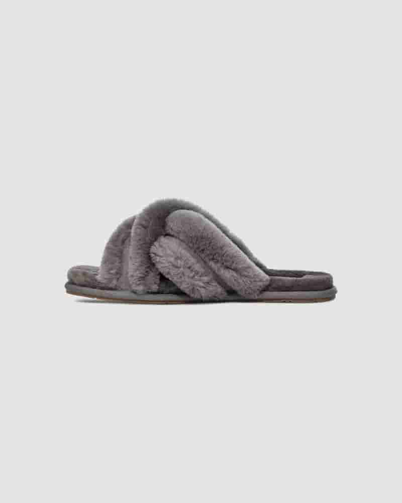 Pantuflas UGG Scuffita Mujer Gris | COU8587Z