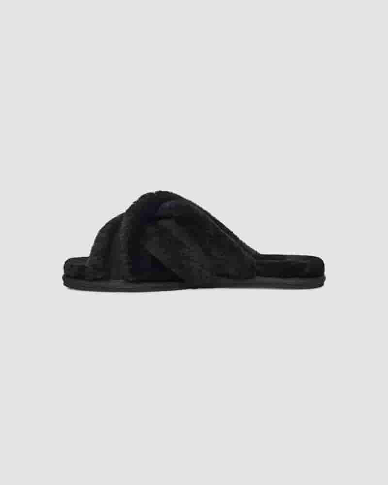 Pantuflas UGG Scuffita Mujer Negras | COP8590J