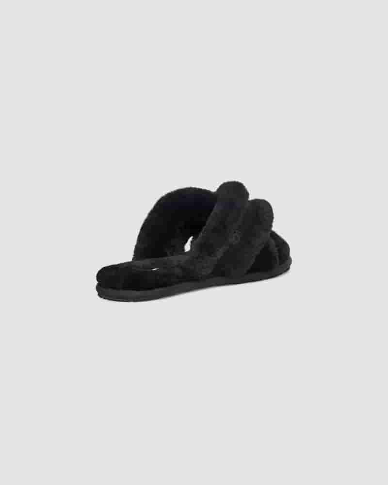 Pantuflas UGG Scuffita Mujer Negras | COP8590J