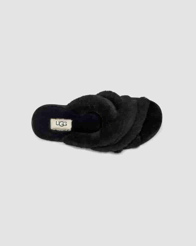 Pantuflas UGG Scuffita Mujer Negras | COP8590J