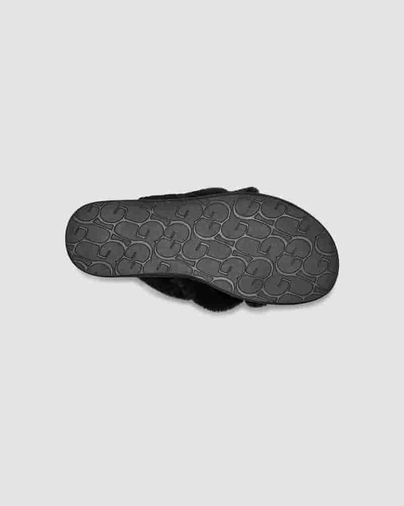 Pantuflas UGG Scuffita Mujer Negras | COP8590J