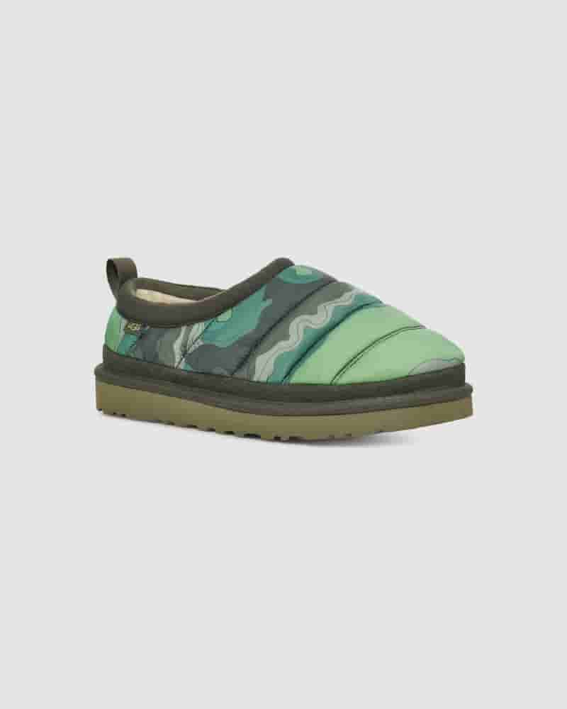 Pantuflas UGG Tasman LTA Cali Topo Hombre Verde | COX8664Y