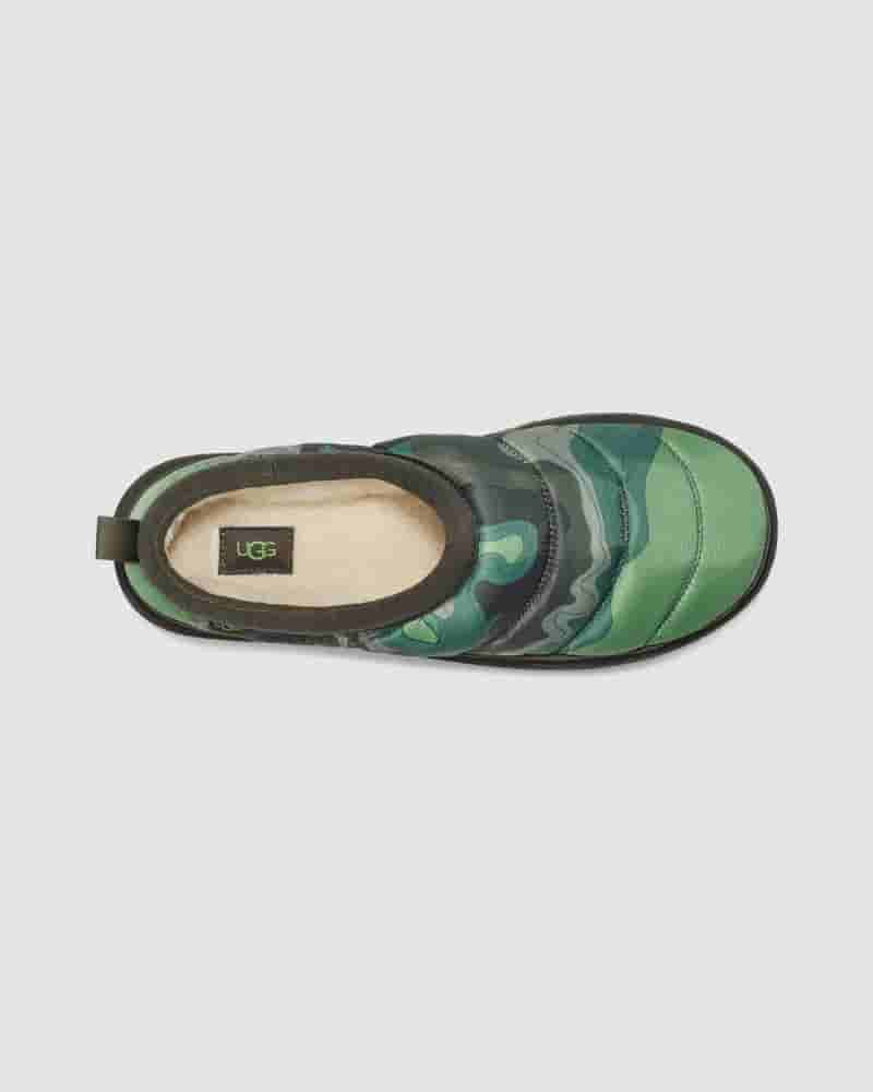 Pantuflas UGG Tasman LTA Cali Topo Hombre Verde | COX8664Y