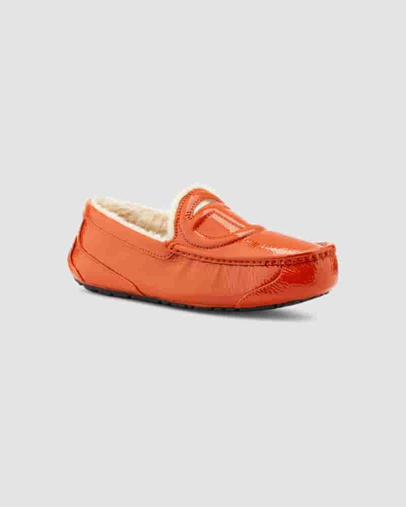 Pantuflas UGG X Telfar Loafer Crinkle Hombre Naranjas | COB8661E