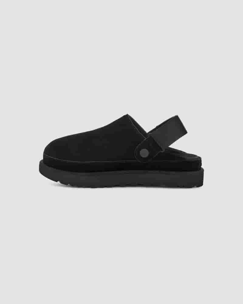 Sandalias UGG Goldenstar Clog Mujer Negras | COF8567D