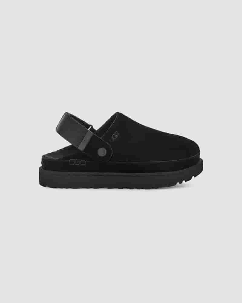 Sandalias UGG Goldenstar Clog Mujer Negras | COF8567D