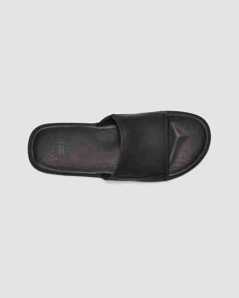 Sandalias UGG Seaside Slide Hombre Negras | COM8658Q