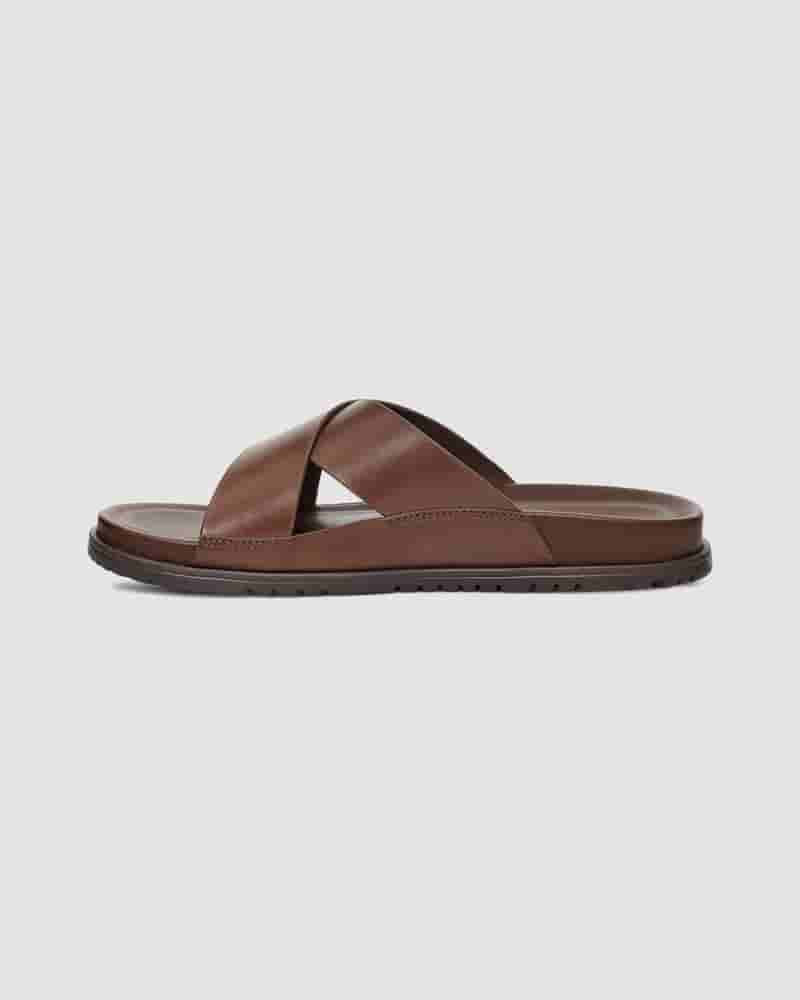 Sandalias UGG Wainscott Slide Hombre Cafe | COV8655R