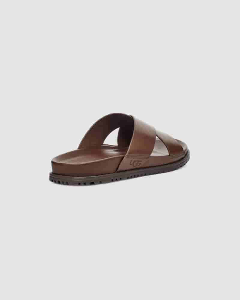 Sandalias UGG Wainscott Slide Hombre Cafe | COV8655R