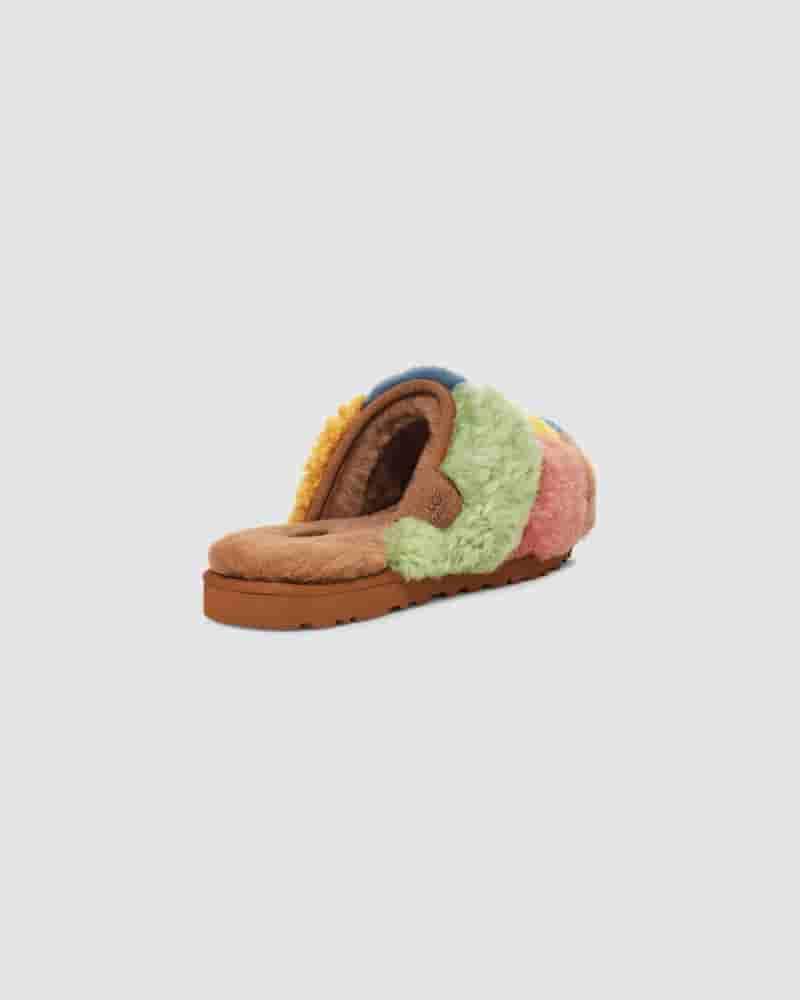 Sandalias UGG X The Elder Statesman Patchwork Slide Hombre Multicolor | COM8659Q