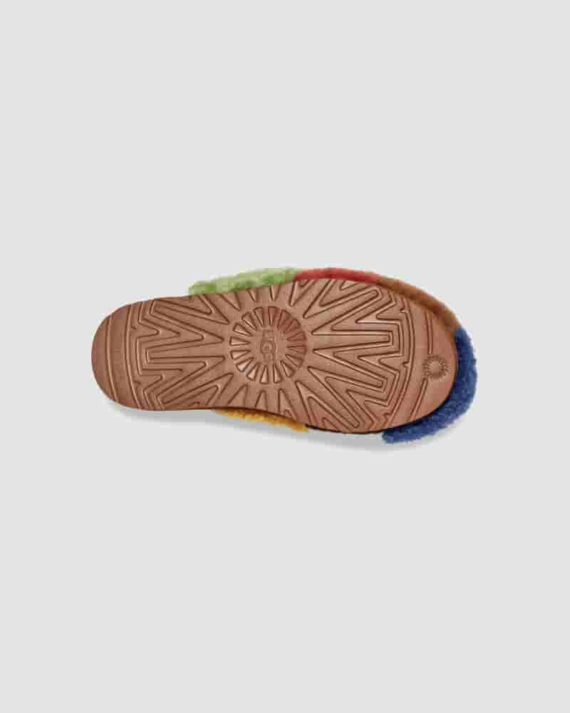 Sandalias UGG X The Elder Statesman Patchwork Slide Hombre Multicolor | COM8659Q