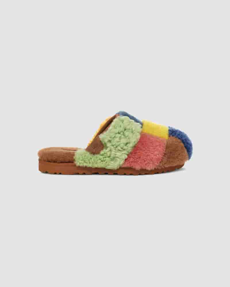 Sandalias UGG X The Elder Statesman Patchwork Slide Hombre Multicolor | COM8659Q