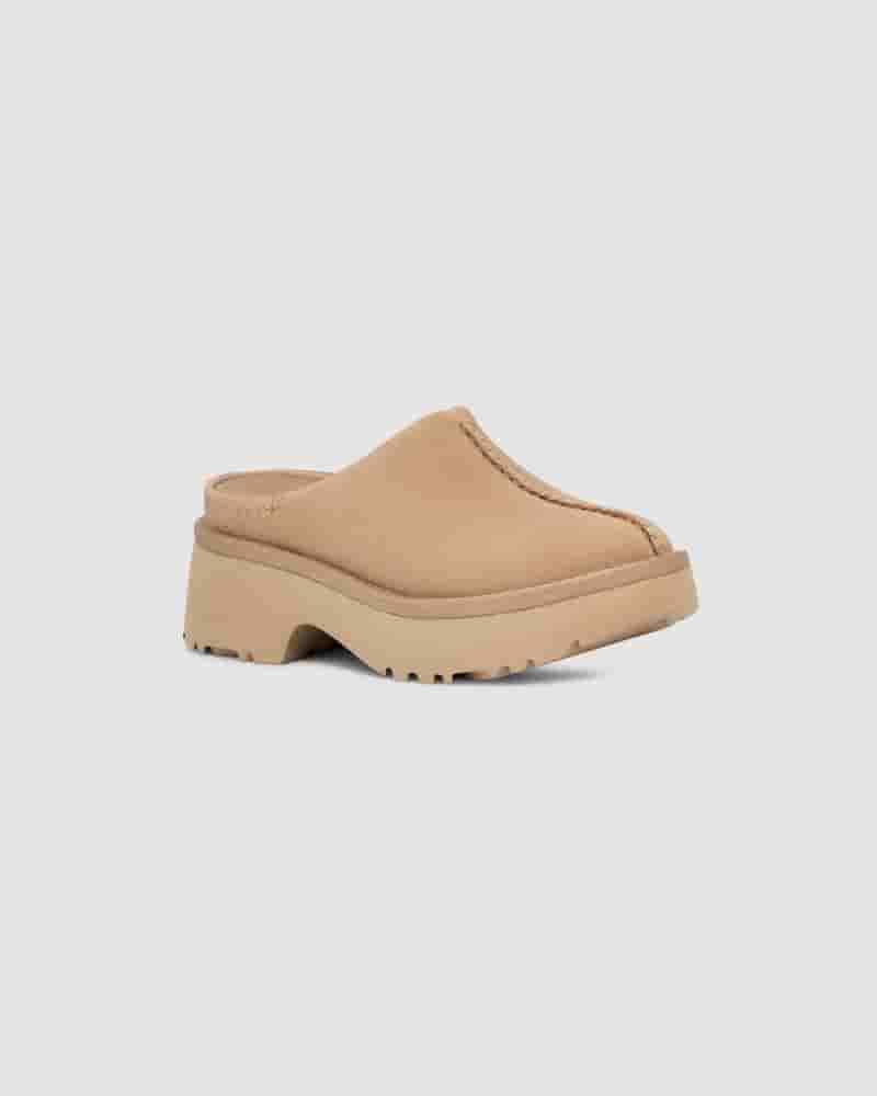 Tenis UGG New Heights Clog Mujer Marrones | COT8628C