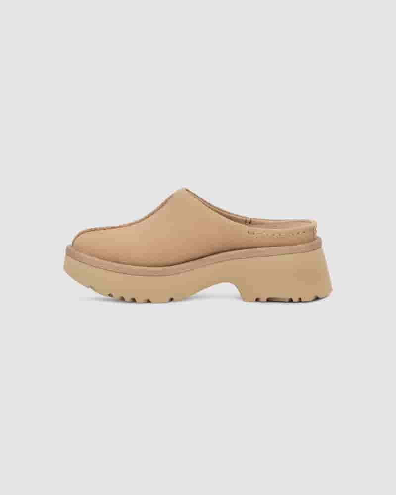 Tenis UGG New Heights Clog Mujer Marrones | COT8628C