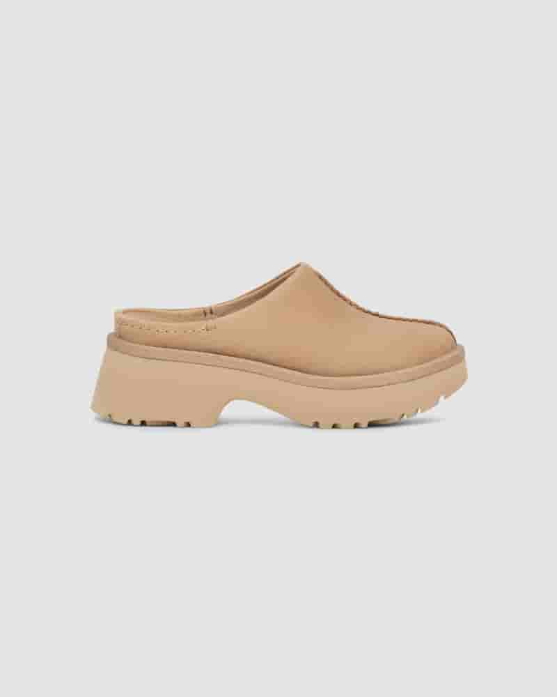 Tenis UGG New Heights Clog Mujer Marrones | COT8628C